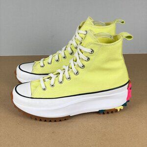 Converse Run Star Hike Light Zitron High Top Platform Sneakers Womens 8.5